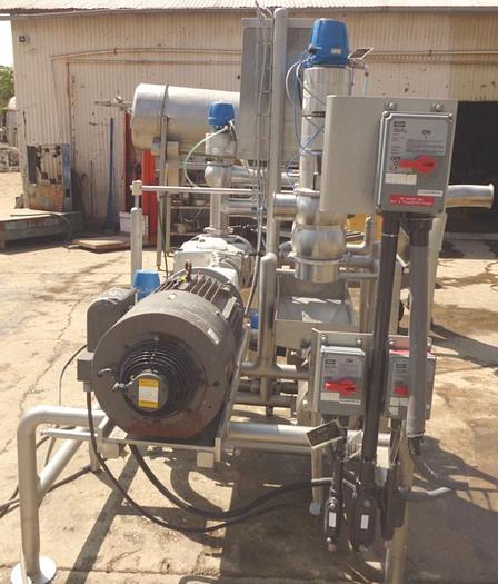 Used Pump, Positive, Waukesha, Mdl 220U2C, 30 HP, 4", 316 S/st, Transfer, A #S743275