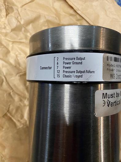 Used MKS Instruments Model: 627BX.1MDD9B Type 627B Absolute Pressure Transducer