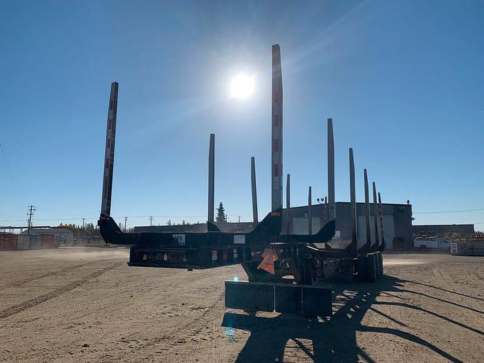 Used 2016 BWS Tridem Hay Rack Logging Trailer