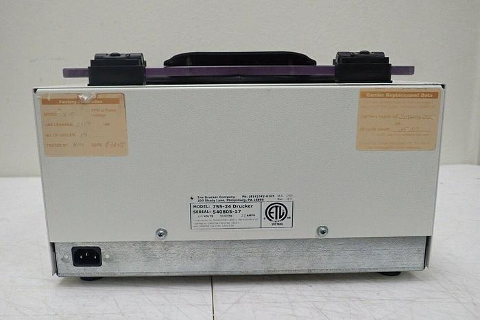 Used Drucker Horizon 755-24 Clinical Laboratory Centrifuge w/ Rotor and Buckets