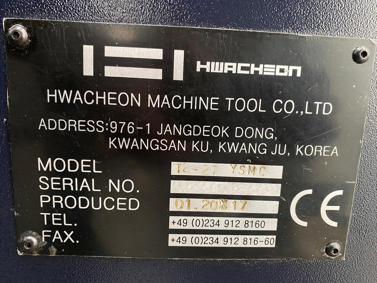 Used 2018 Hwacheon T2-2T YSMC