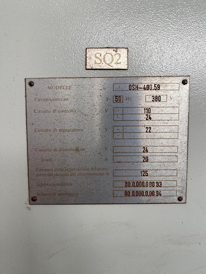 Used EGITAL OSH-400.59