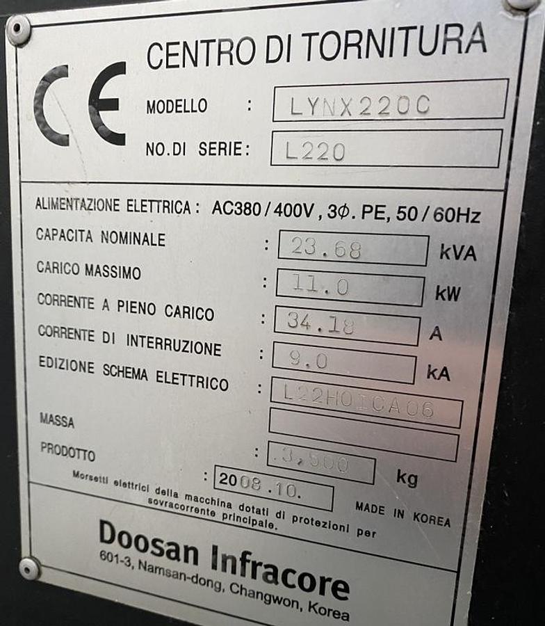 Used 10/2008 Doosan LYNX 220C