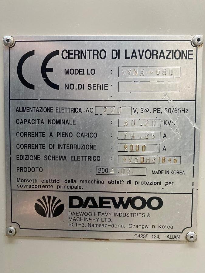 Used 2004 Doosan Daewoo MYNX 650