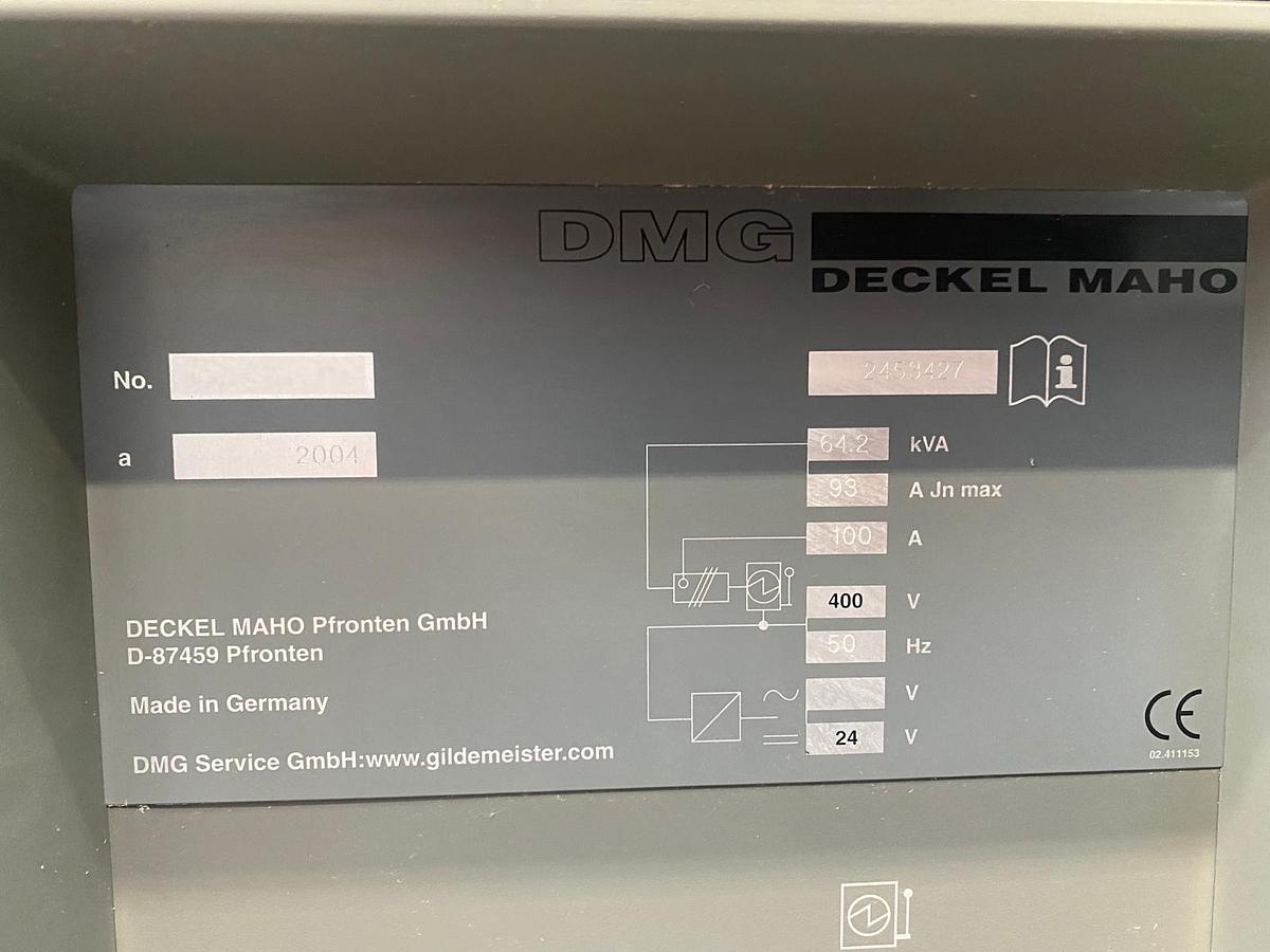 Used 2004 DECKEL MAHO DMC-60T