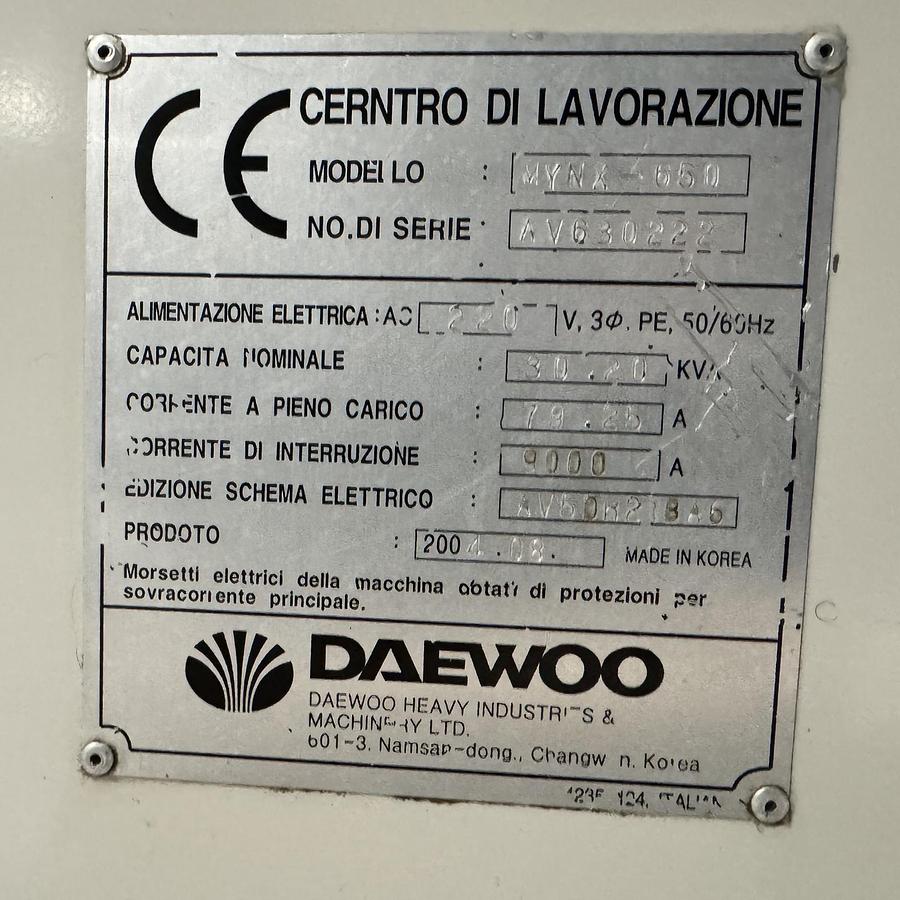 Used 2004 Doosan Daewoo MYNX 650