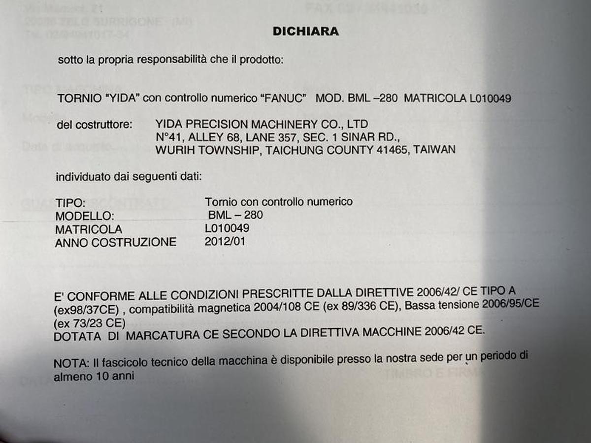 Used 2012 YDPM BML 280