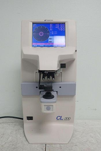 Used Topcon Corporation CL-200 Computerized Auto Lensmeter