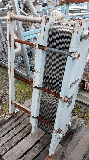 Used Heat Exchanger, Plate, 95 SF, S/st, Mueller, 28 Plates, #S741021