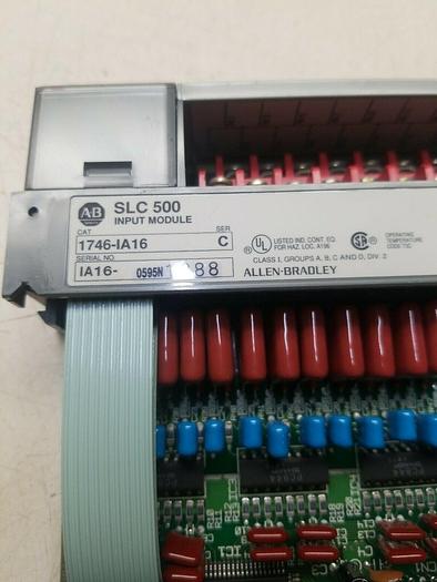 Used A-B Allen Bradley 1746-IA16 SLC500 Input Module SER C