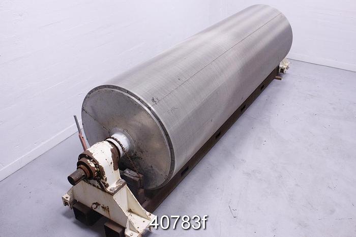 Used Hooper Thickener Size 48"x150" Spare Cylinder #40783