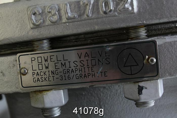 Used Powell 4" Globe Valve #41078