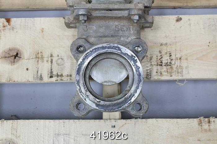 Used Dezurik 3" Air Operated Knife Gate Valve #41962