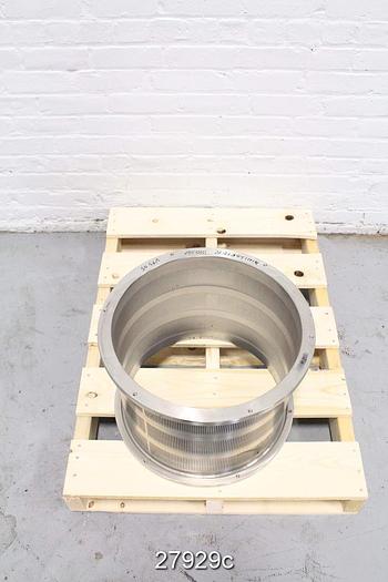 Used Voith Minisorter Screen Basket For Voith Minisorter, 0.010" Slots #27929