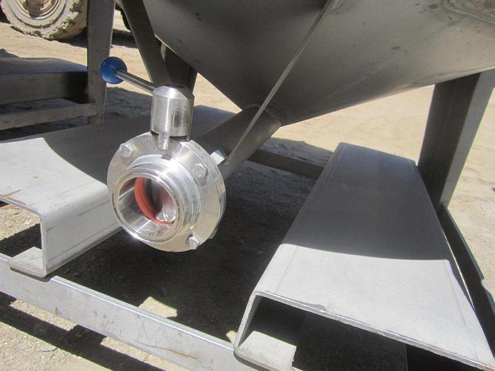 Used Tank, 211 Gallon, 304 S/st, 15 PSI, Tote, CB/DT, #C739946