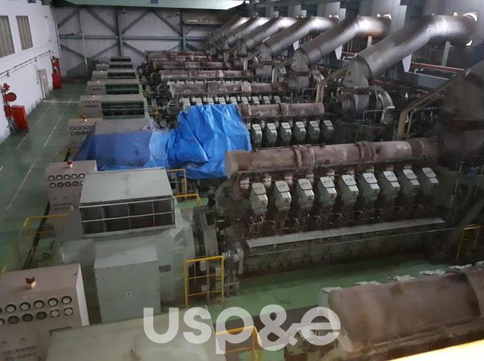 Used 39.2 MW 1998 Used Mitsubishi 18KU30A HFO Generator Sets