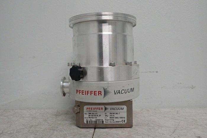 Used Pfeiffer TMH 262 X S DN 100 ISO-K 3P Vacuum Turbo Pump with Controller TC100