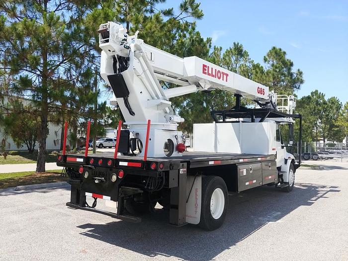 Used Elliott G85R Sign Crane on 2012 International 4300 4x2 Reg Cab Flatbed Truck - 84733