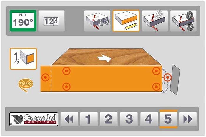 BORDATRICE CASADEI INDUSTRIA E550 PMCR rettifiche+arrotondatore