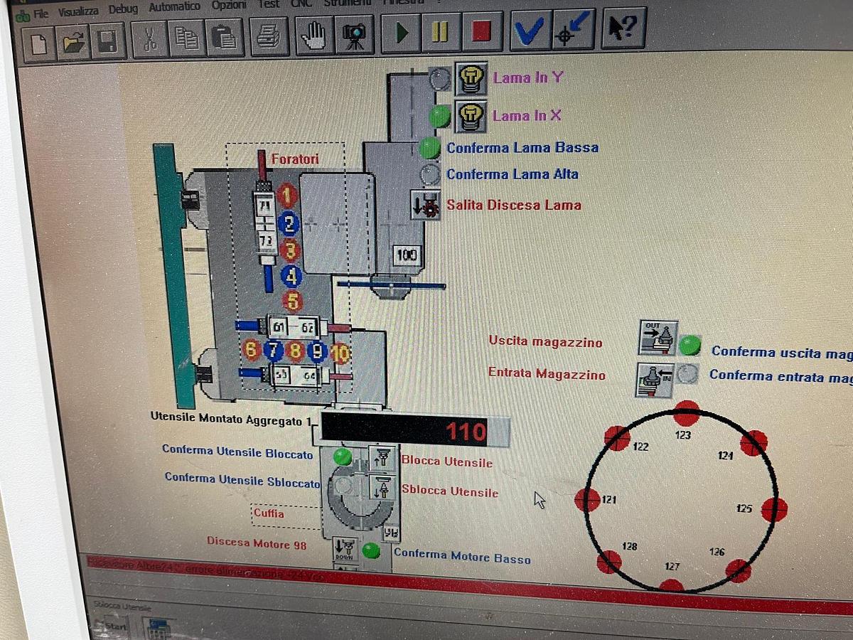 Revisionato centro di lavoro ESSETEAM 4 assi