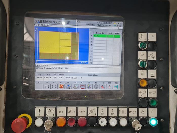 Revisionato SEZIONATRICE GABBIANI GALAXY  140T