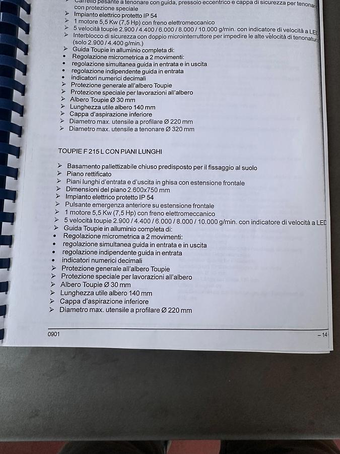 Revisionato TOUPIE CASADEI F215 CE elettronica