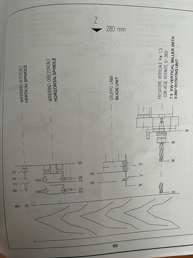 Revisionato centro di lavoro ESSETEAM 4 assi
