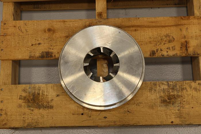 Unused Goulds 3196 10" Stainless Steel Stuffing Box Cover #44286