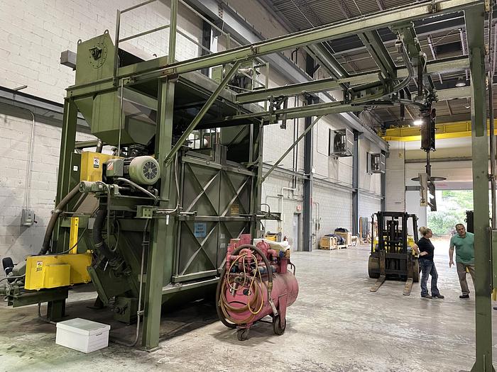 Used 2000 METALWORKING SPINNER HANGER SHOT BLAST MACHINE