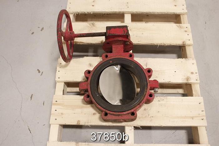Used ABZ Valve Uktraflo 8" Hand Operated Butterfly Valve #37850
