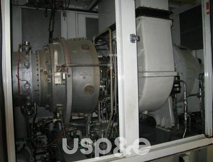 Used 4.2 MW 1995 Used Siemens SGT100 Natural Gas Turbine Generator Sets