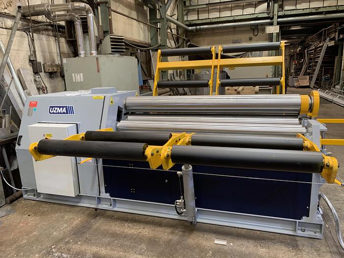 UZMA 4 roll Hydraulic bending rollers 3mm - 22mm  1050mm - 4000mm