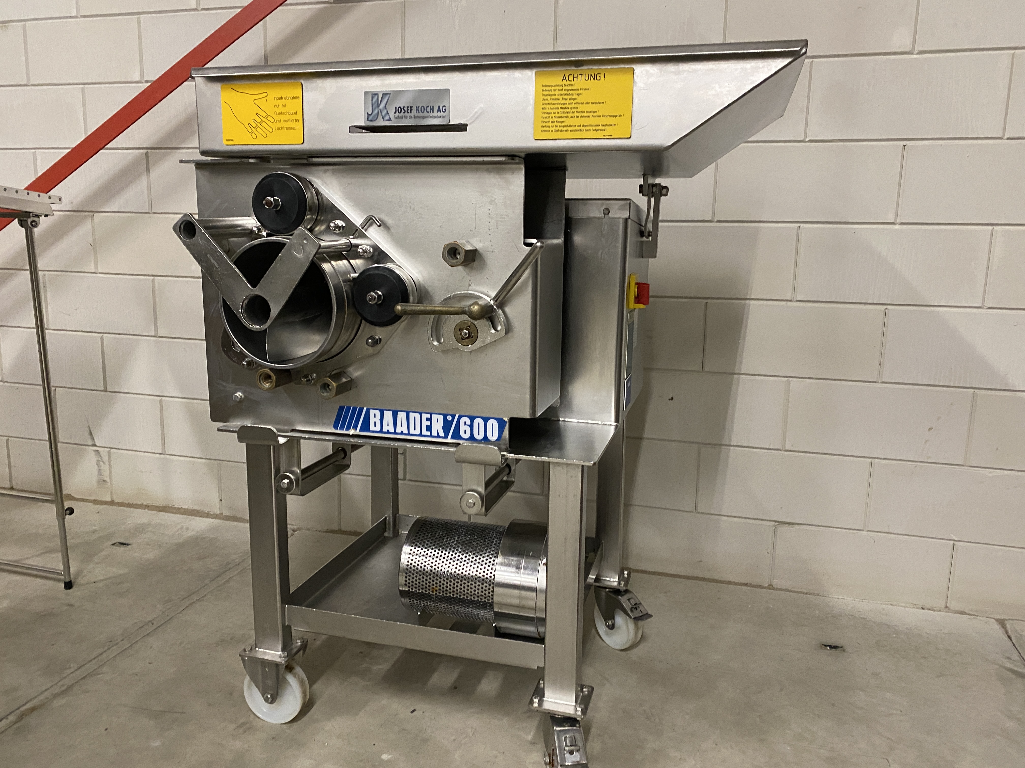 Used Baader 600 separator