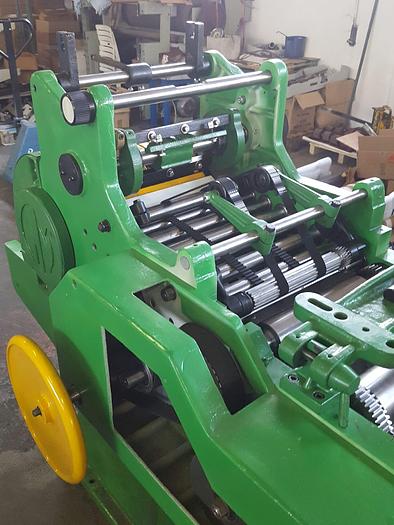 Used Manzoni Seriana 31 with 3 col flexo - FLAT & SATCHEL paper bag making machine (year 1988 - overhualed in 2021)