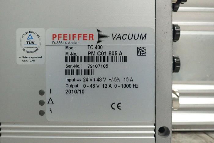 Used Pfeiffer SplitFlow 270 3P Agilent G2597-80210 Vacuum Pump with Controller TC 400