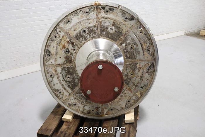 Used Sprout Waldron R42EMAII Twin Flow Refiner Shaft and Rotating Assembly #33470