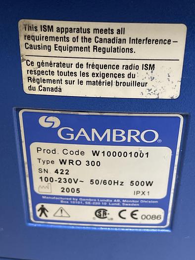 Gebraucht Gambro WRO300