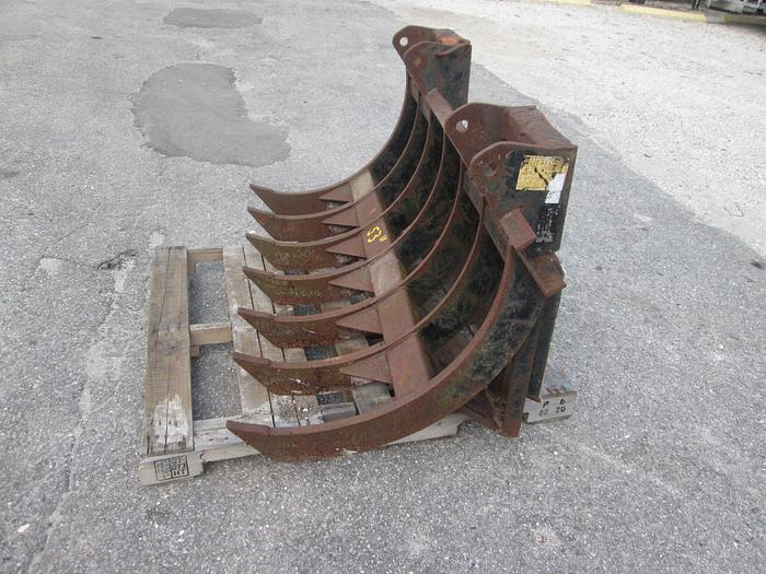 Used Skid Steer/Tractor Quick Attach Root Rake