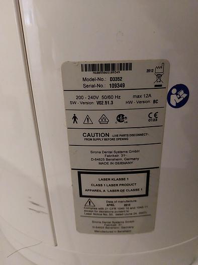 Used 2012 SIRONA ORTHOPHOS XG