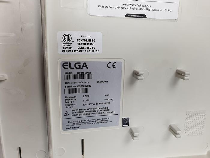 Used ELGA PURELAB DV 35 Storage reservoir docking vessel