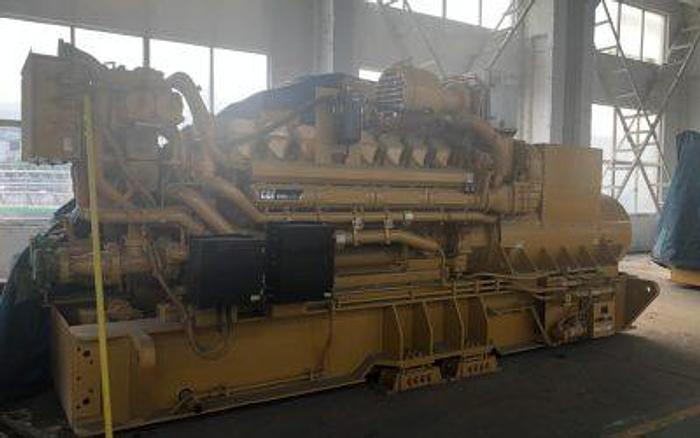 Used Caterpillar C 175 engine with Kato generators Very low working hours.