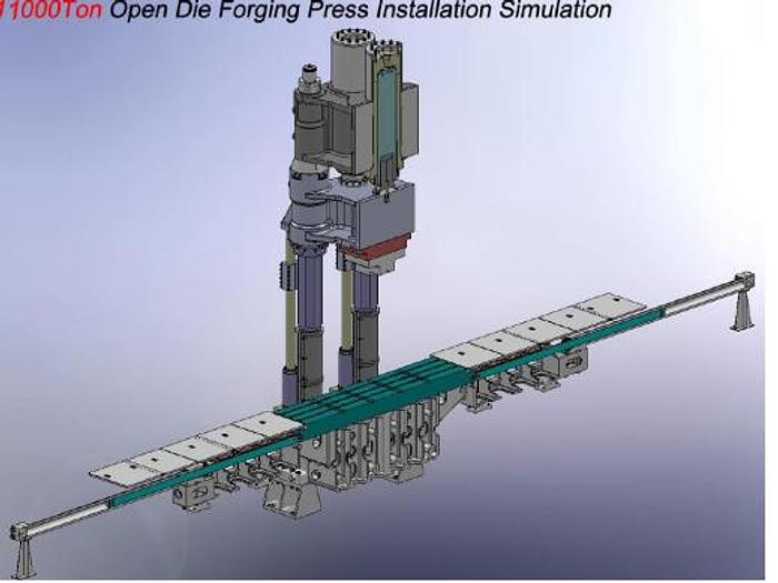 Press Forging Open Die Hydraulic HBE Korean