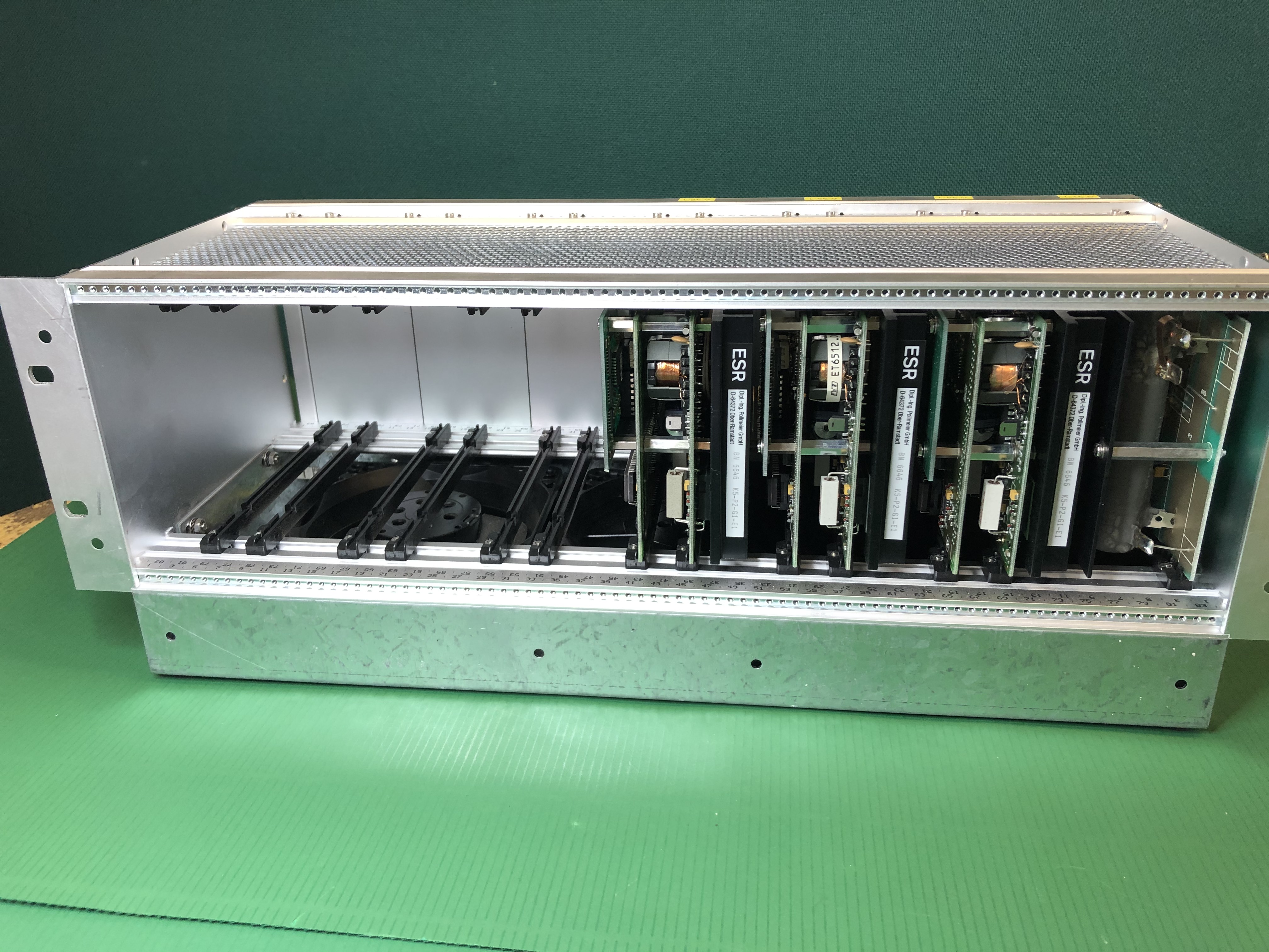 Used ESR POLLMEIER 9135 MODULE RACK WITH MODULES