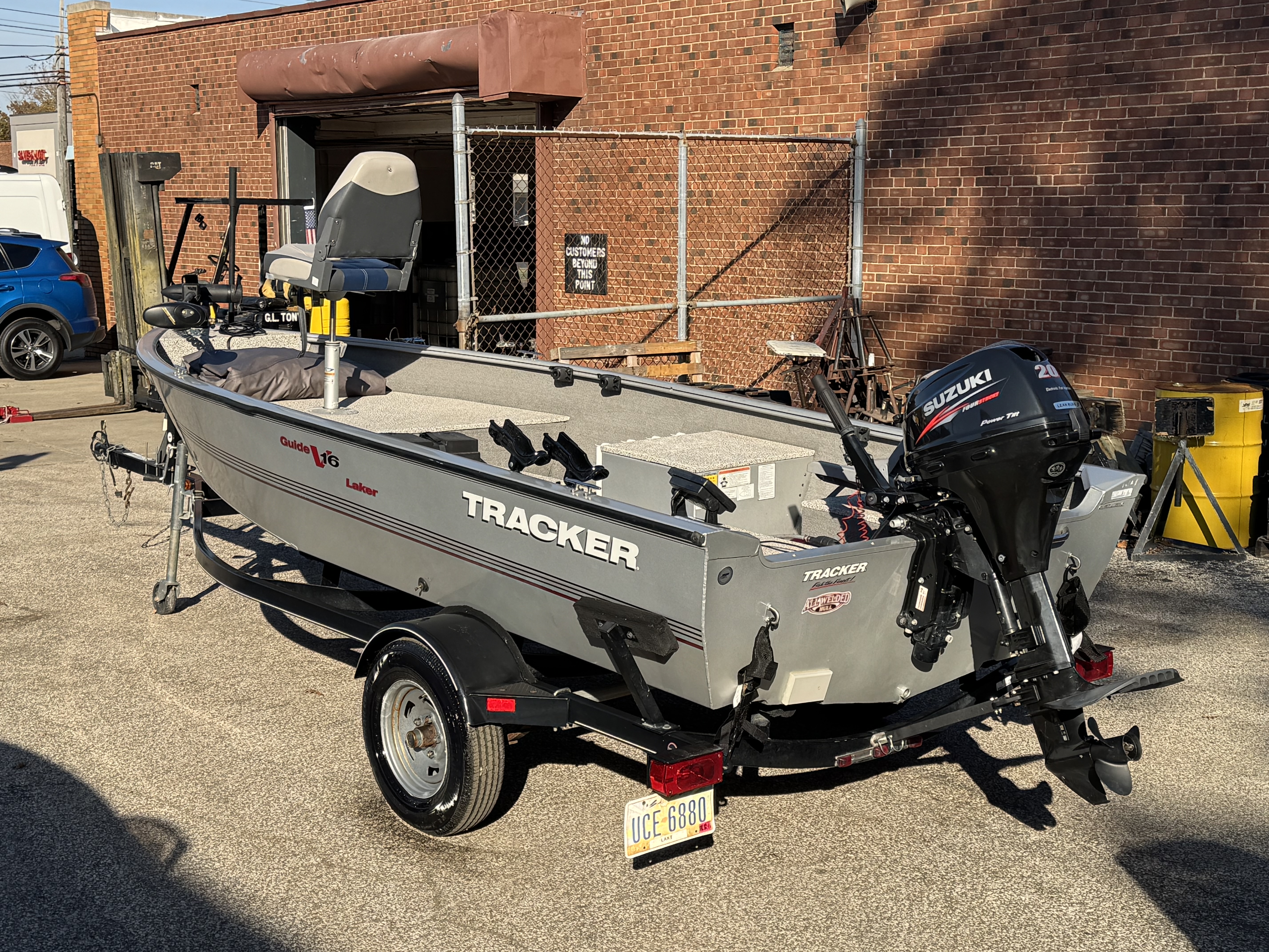 Used 2013 Tracker GV16 Tiller