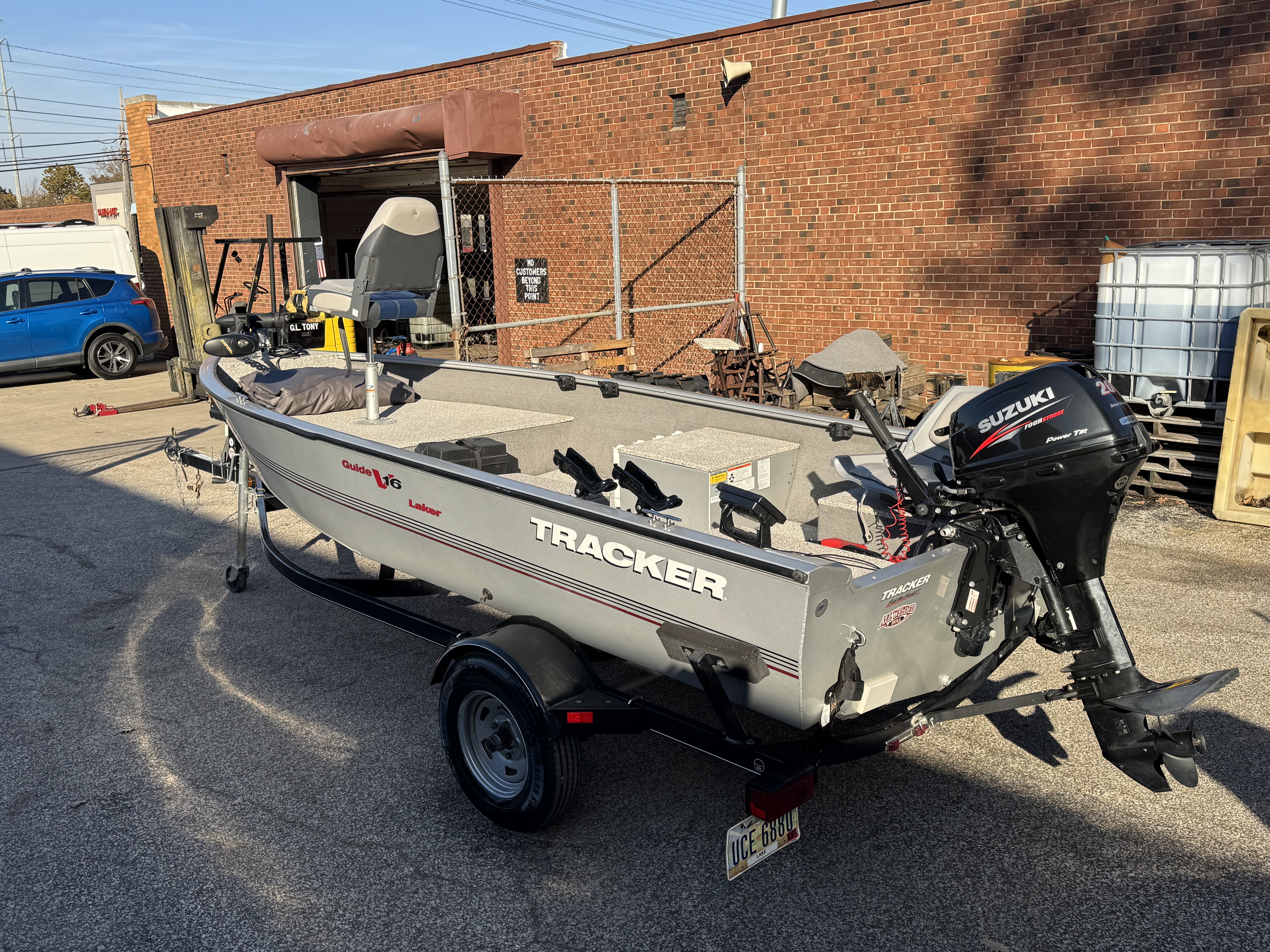 Used 2013 Tracker GV16 Tiller