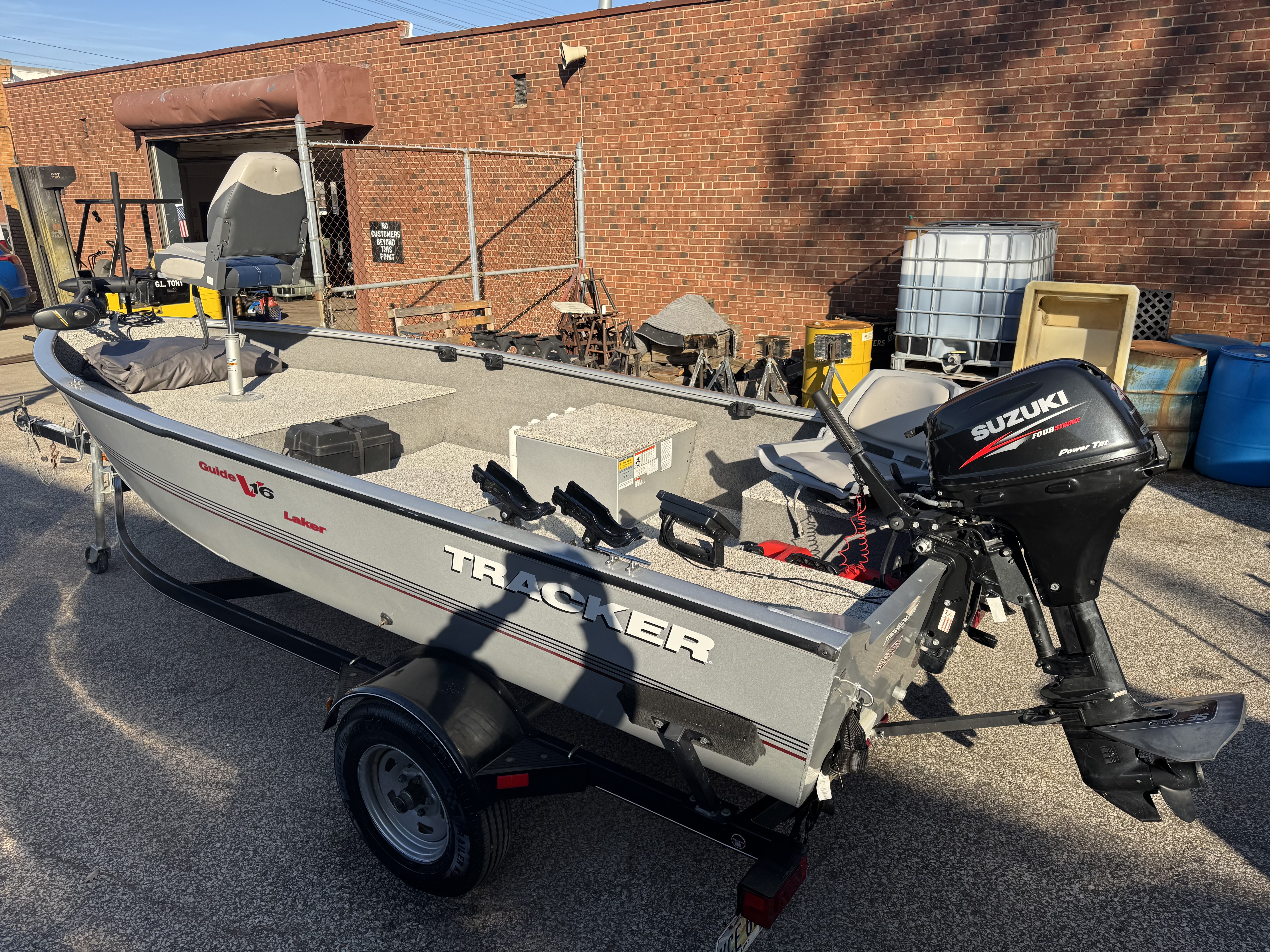 Used 2013 Tracker GV16 Tiller
