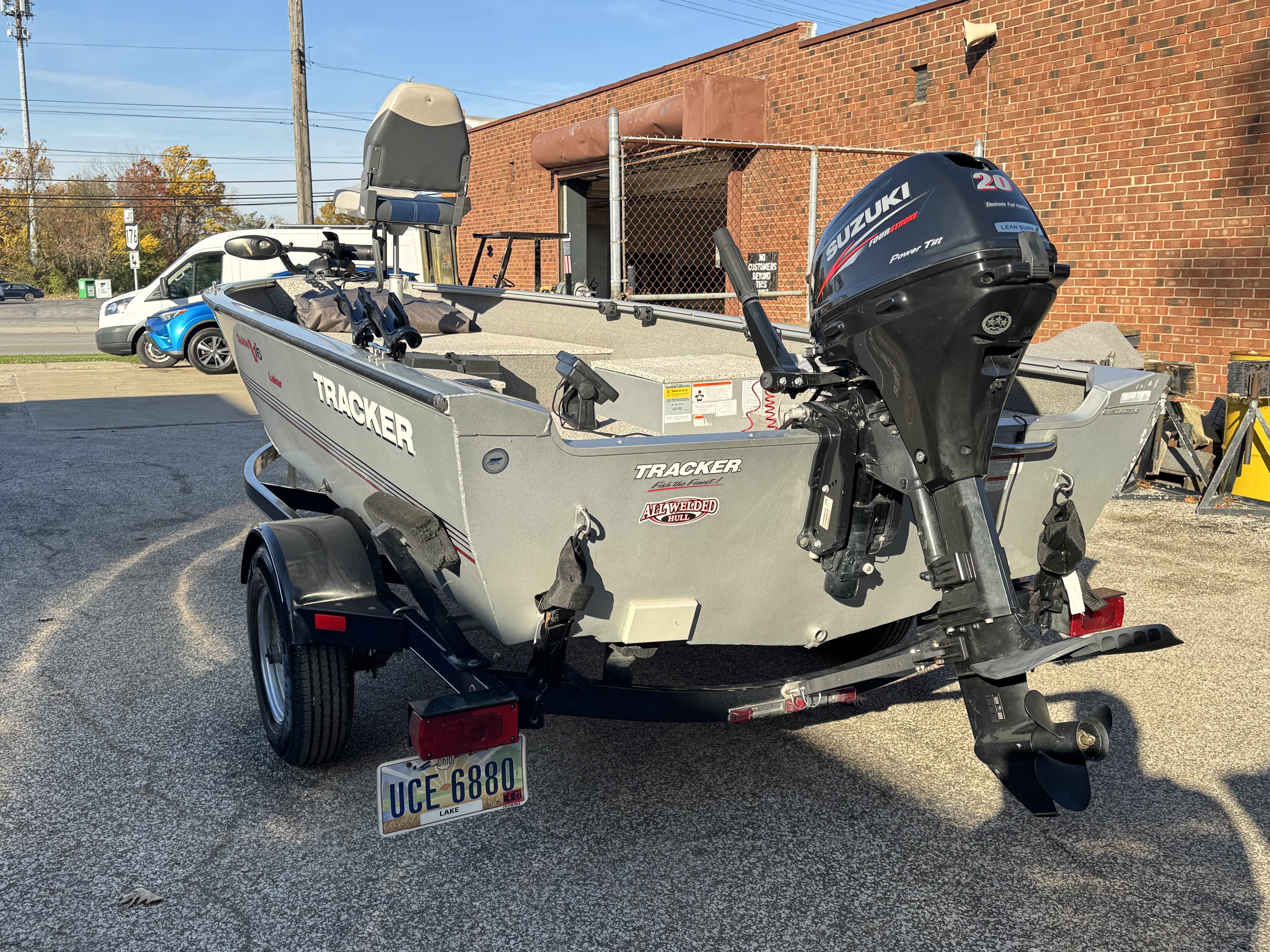 Used 2013 Tracker GV16 Tiller
