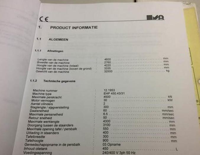 Gebruikt PLOOIBANK DARLEY 450T