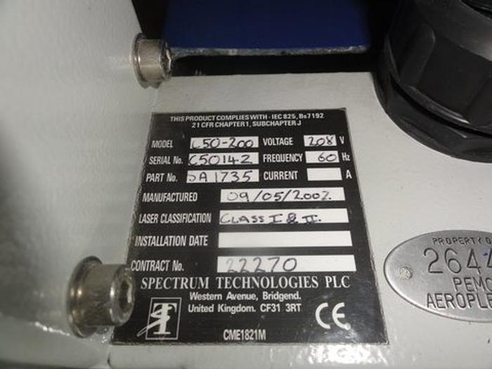 Used 2002 Spectrum Tech C50-200