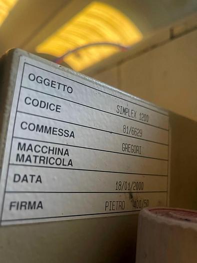 Usato LAVATRICE SIMPLEX 1200